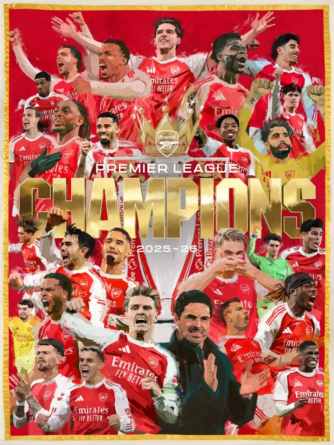 Arsenal đăng quang lần đầu tiên kể từ mùa giải 2003/04